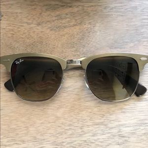 Metallic Ray Ban Clubmasters